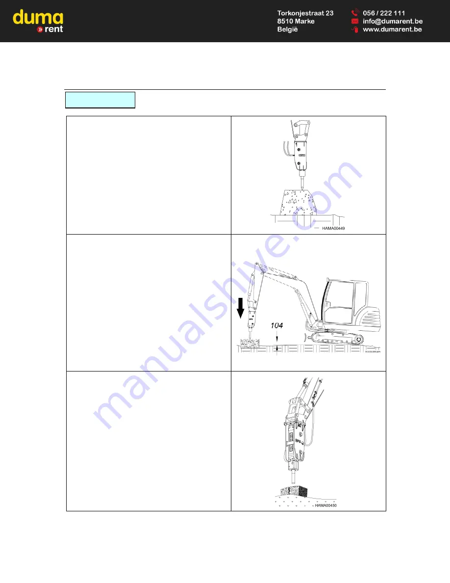 NPK GH06 Operator'S Manual Download Page 22