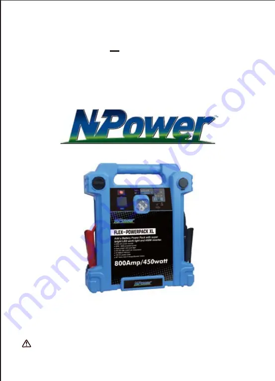 NPower 450W FLEX Owner'S Manual Download Page 1