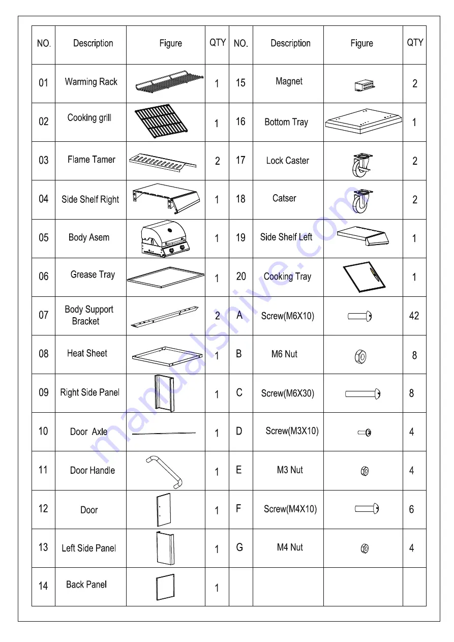 NS International G5802 Assembly & Instruction Manual Download Page 4