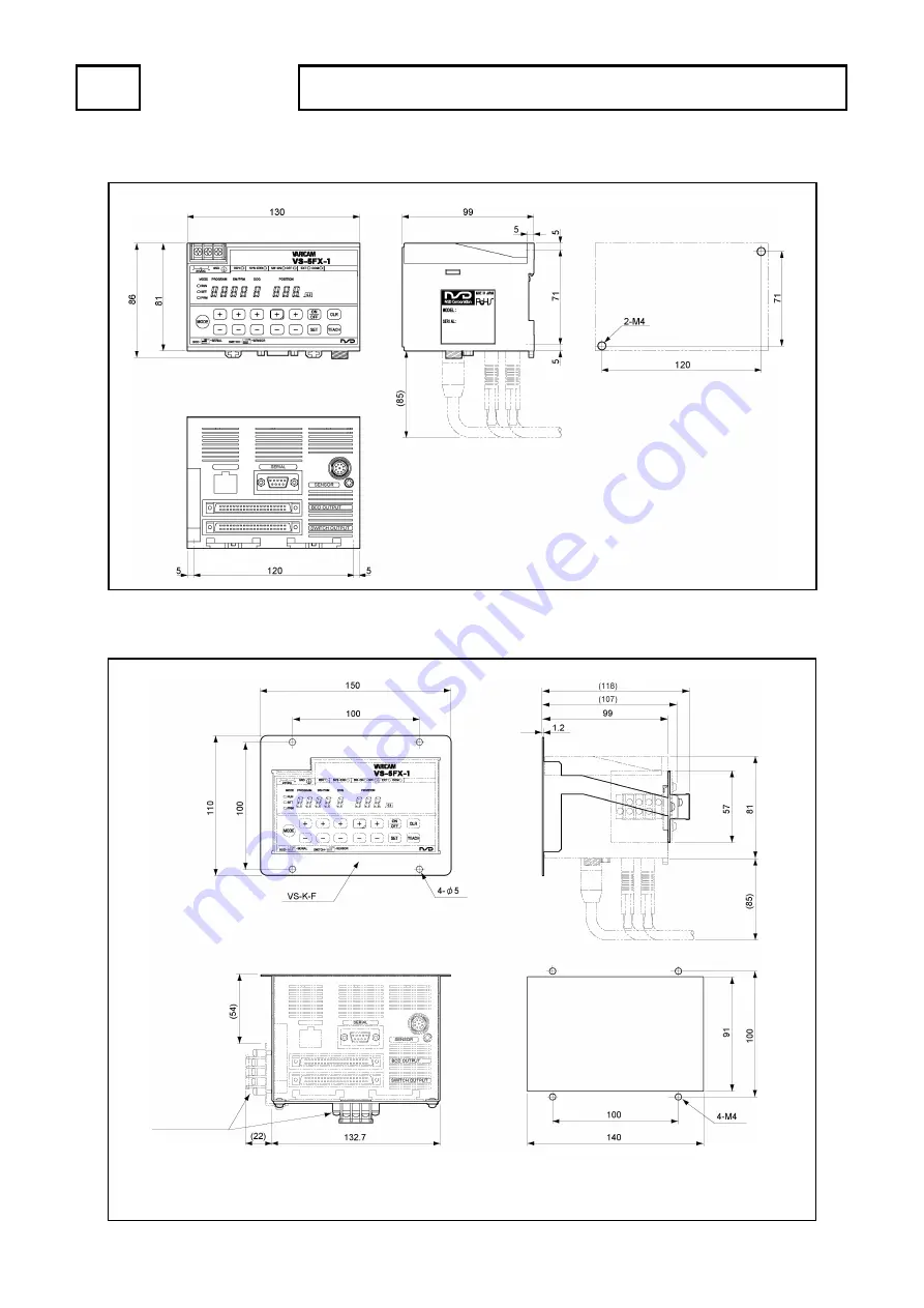 NSD VARICAM VS-5F Series Specifications And Instruction Manual Download Page 30