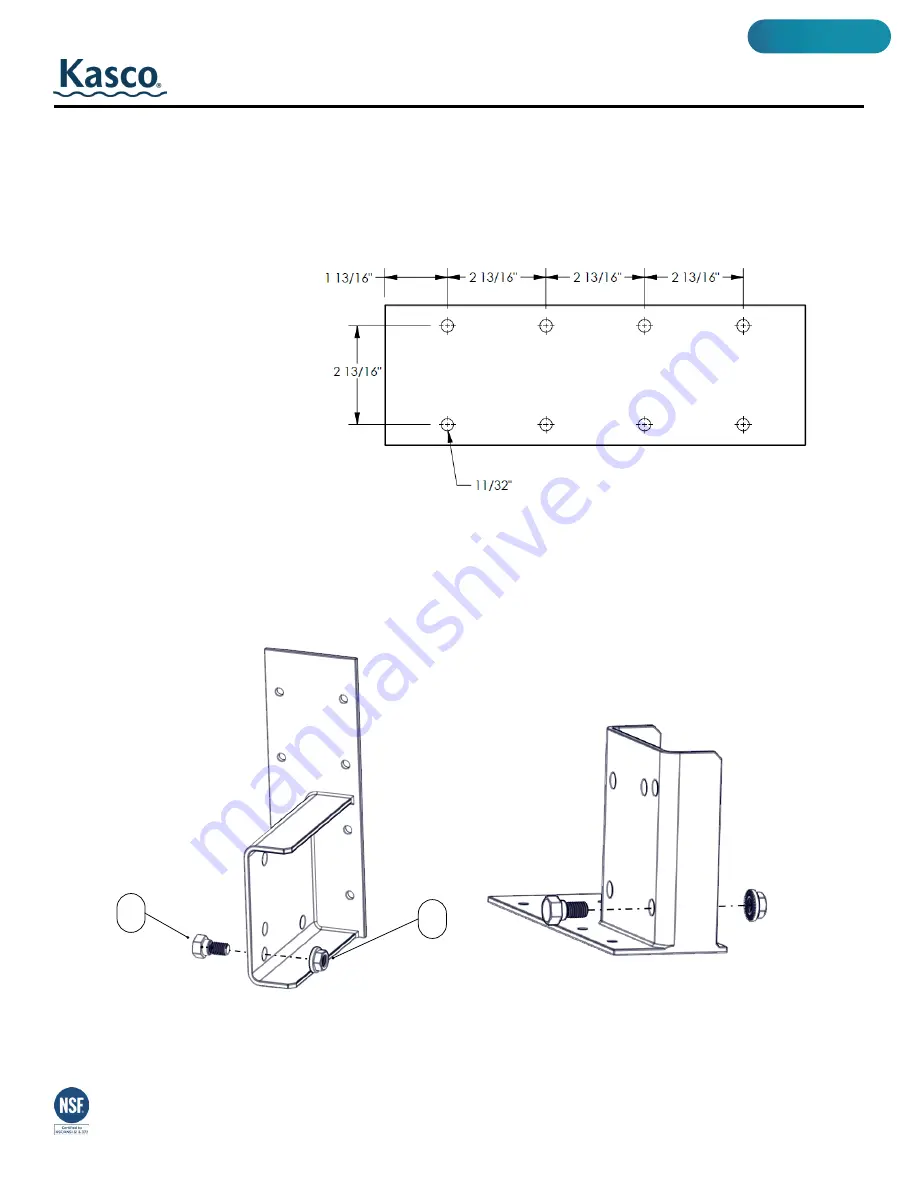 NSF Kasco CertiSafe PM-100 Assembly & Installation Manual Download Page 9