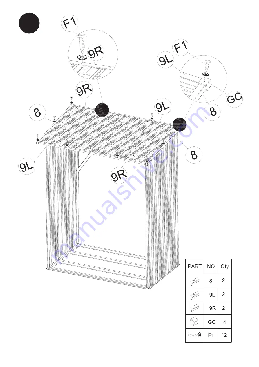 NSH NORDIC 210-701 Assembly Instruction Manual Download Page 8