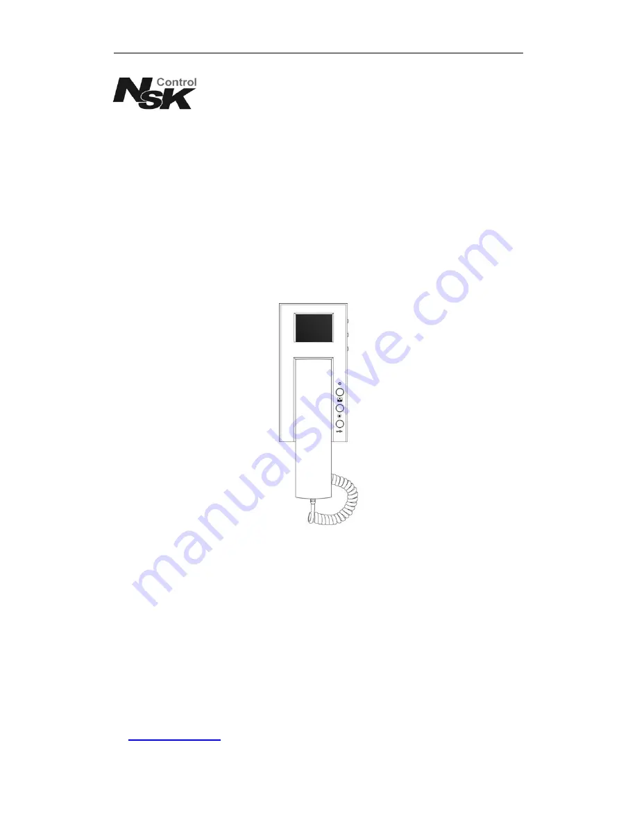 NSK Control 7620_CX Product Documentation Download Page 1