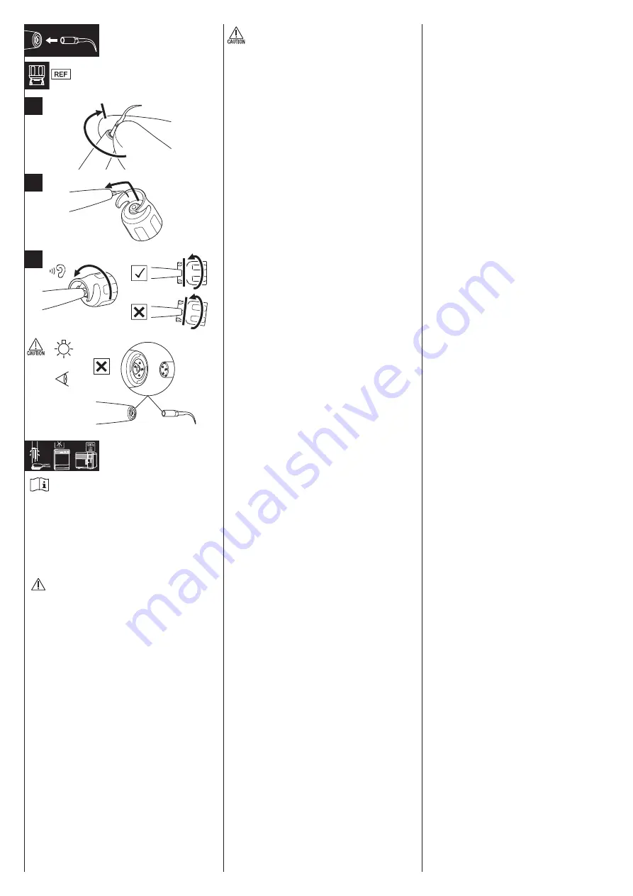 NSK G1-E Operation Manual Download Page 2