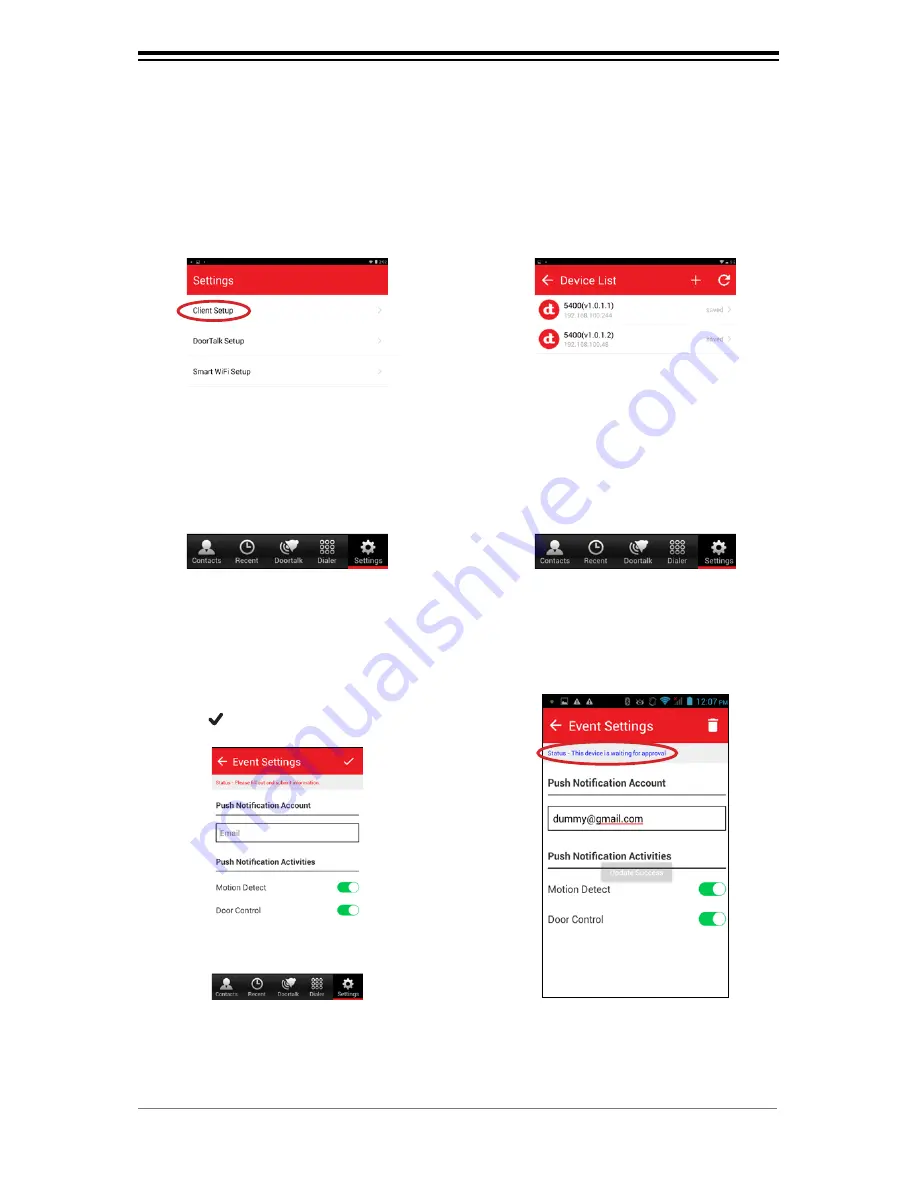 NTEK doortalk Product Manual Download Page 56