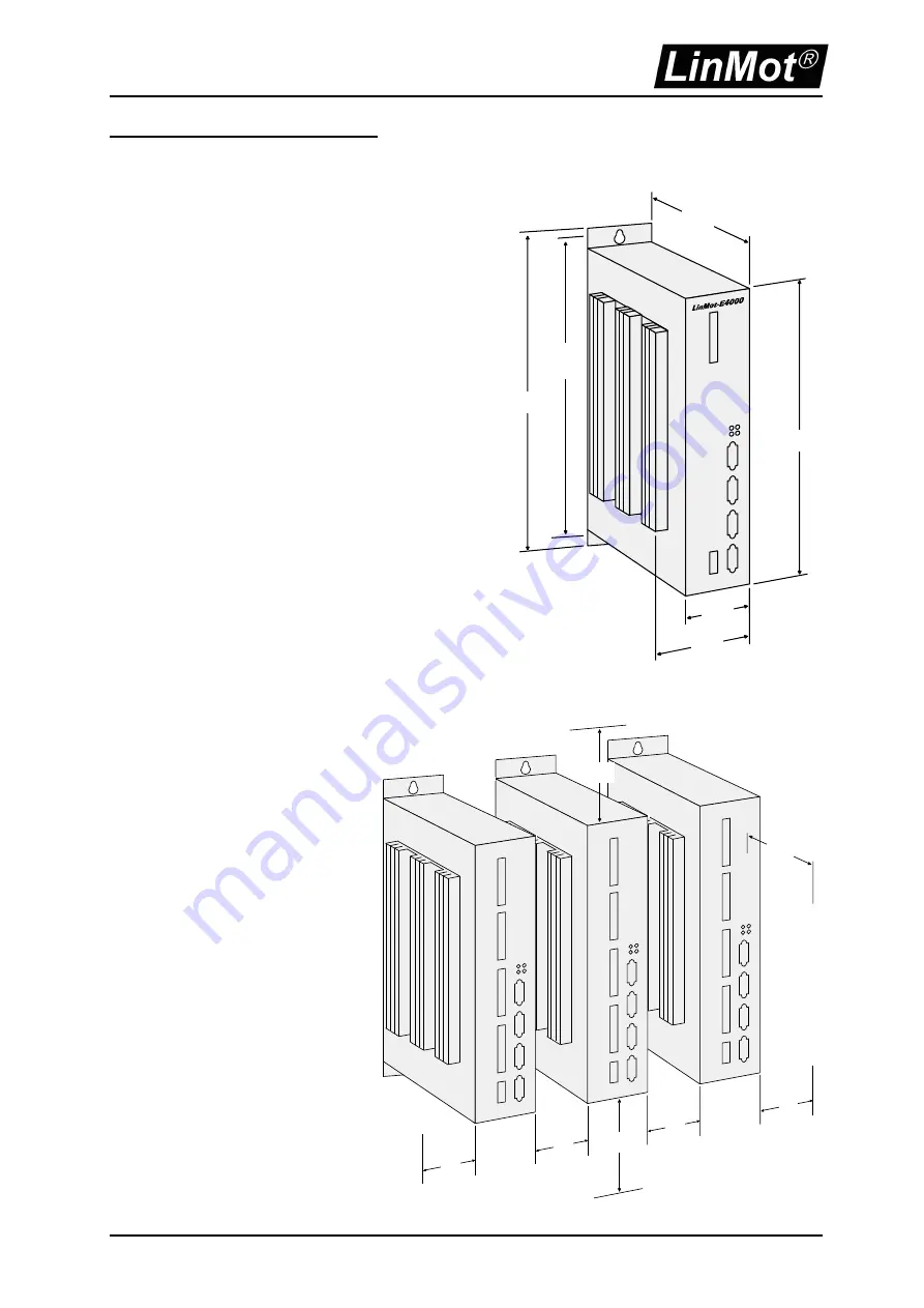 NTI AG LinMot E1000 Series Installation Manual Download Page 9