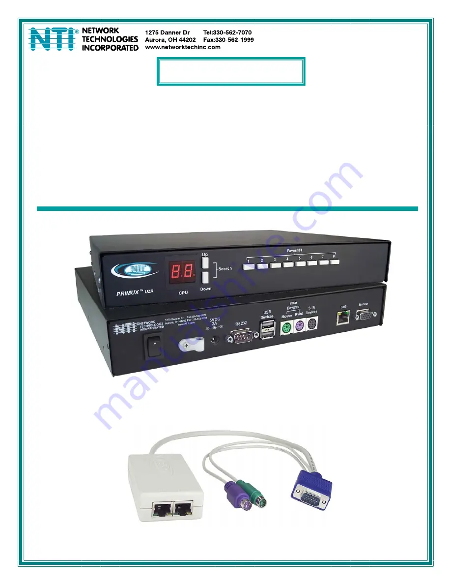 NTI PRIMUX Series Firmware Upgrade Procedure Download Page 1