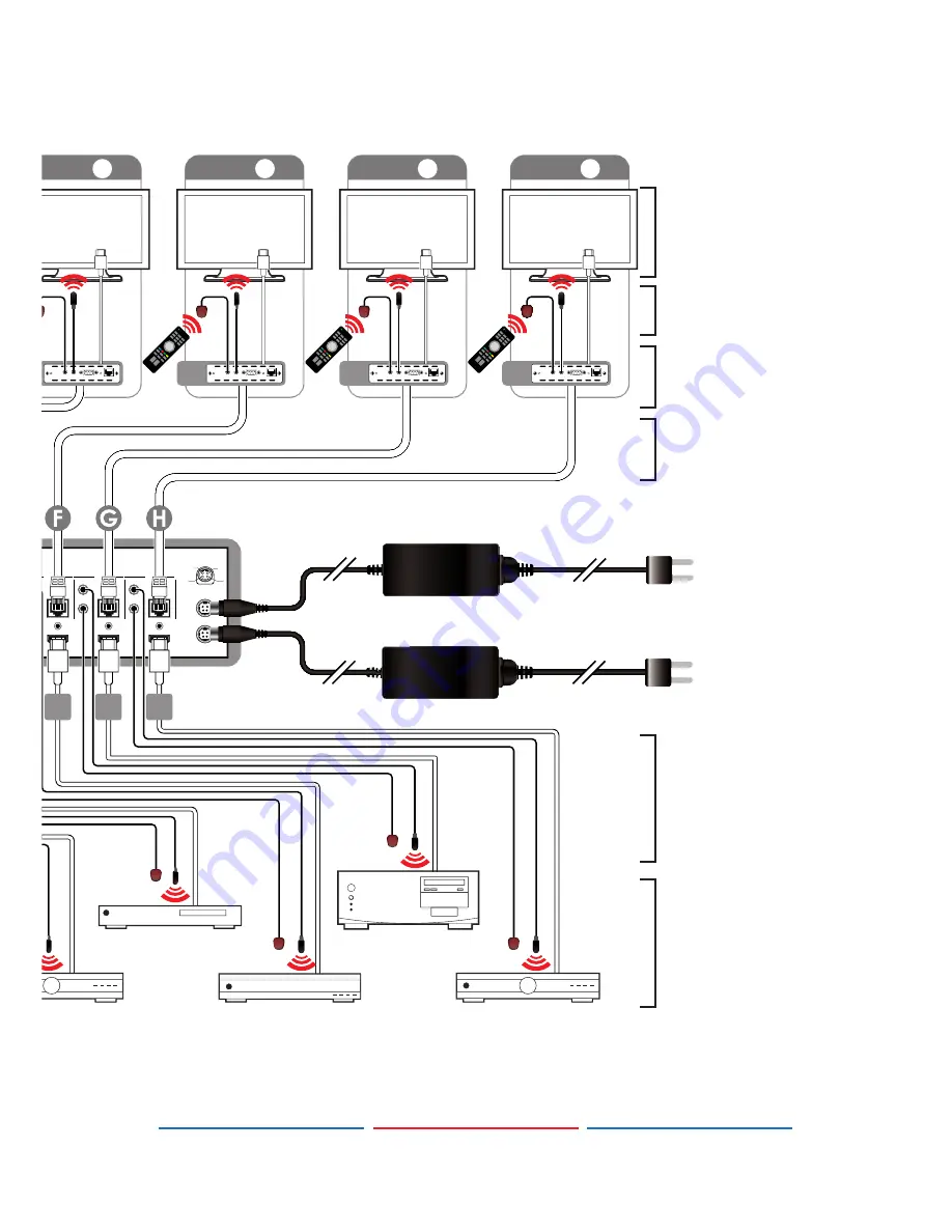 NTI SM-8X8-C6HDR-POE-HDBT Operation Manual Download Page 19