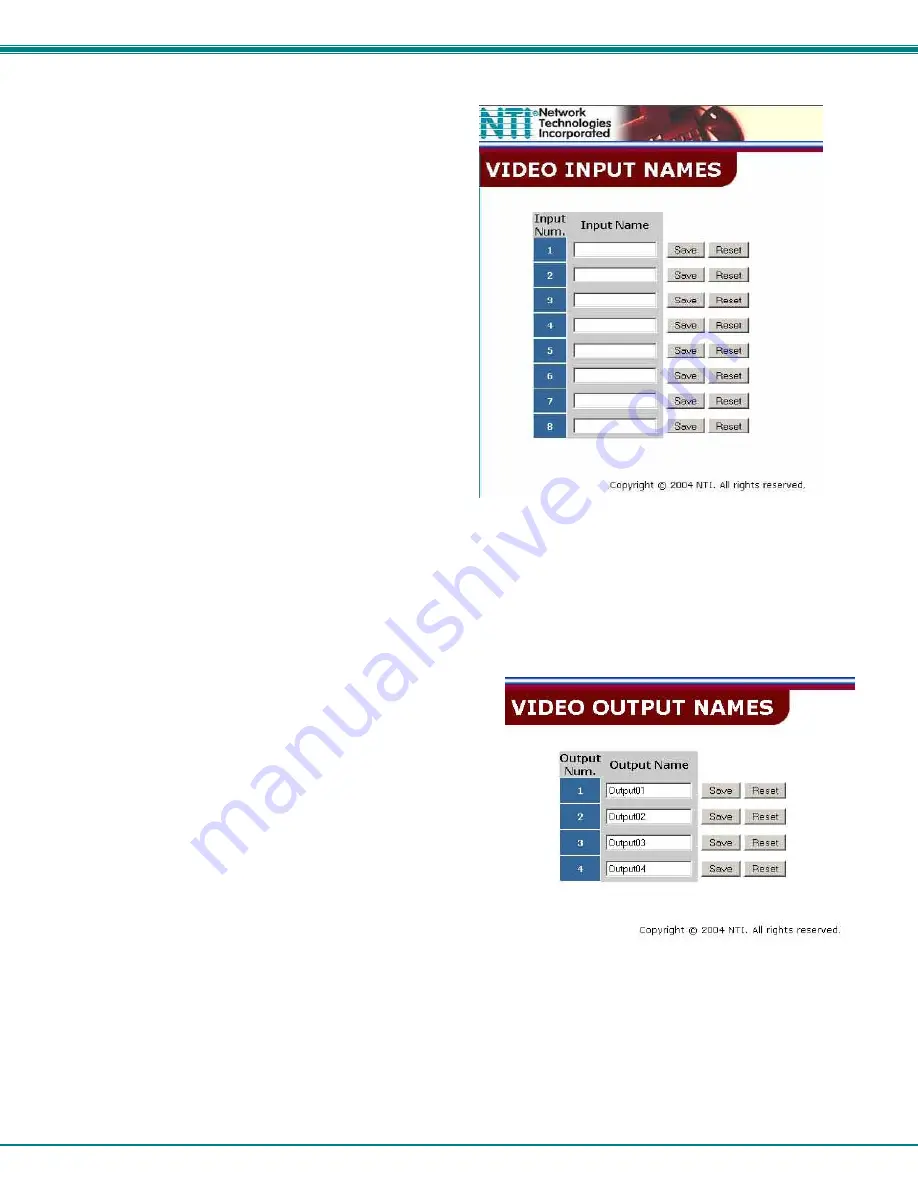 NTI SM-nXm-AV-LCD Installation And Operation Manual Download Page 34