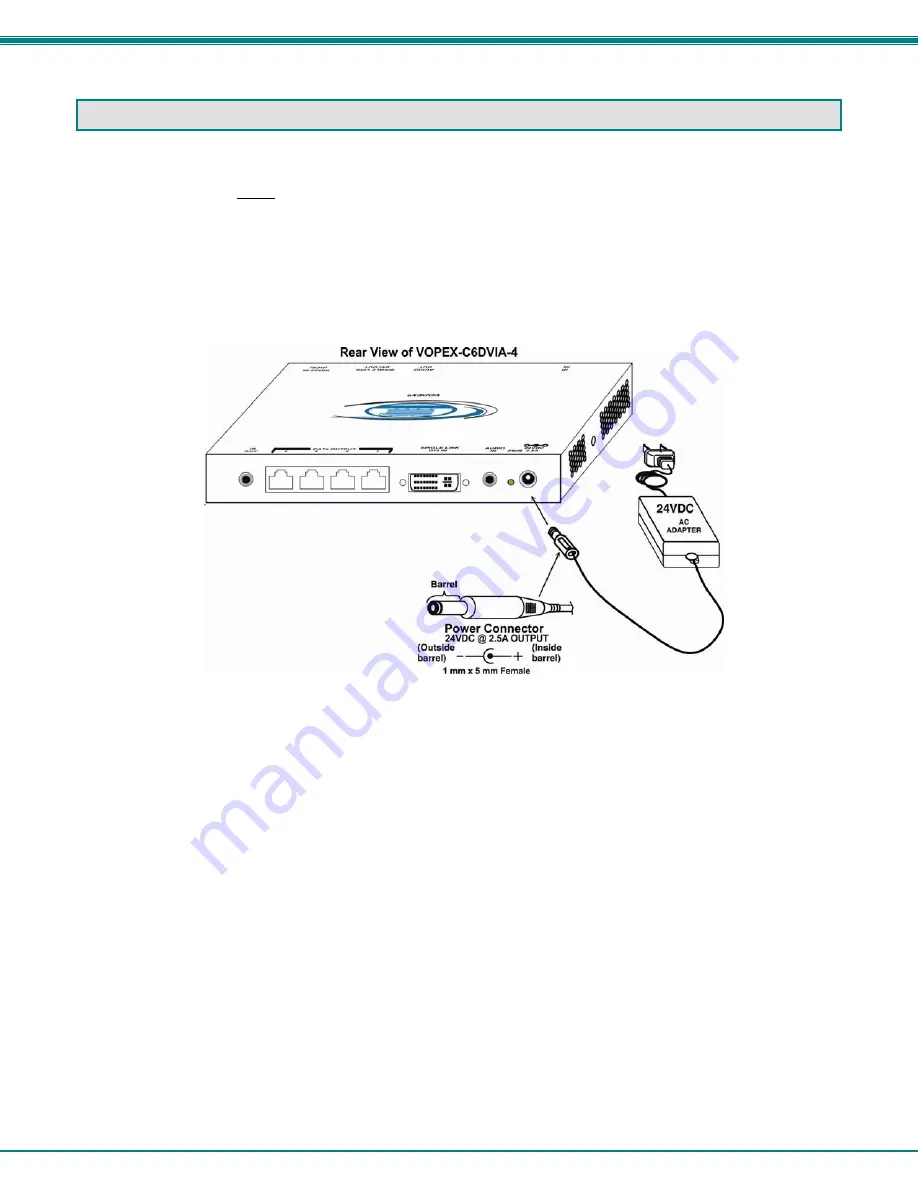 NTI Vopex-C6DVI-4 Installation And Operation Manual Download Page 14