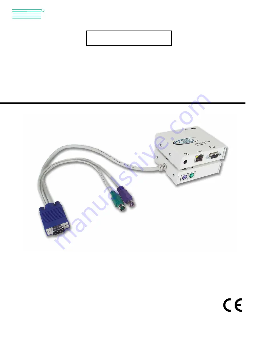 NTI XTENDEX ST-C5KVM-600-CE Installation And Operation Manual Download Page 1