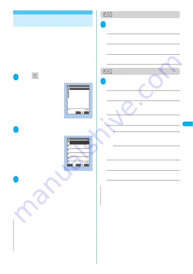 NTT docomo FOMA N702iS Manual Download Page 247