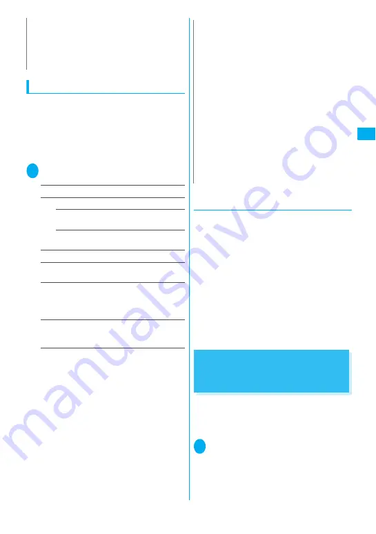 NTT docomo FOMA N705i Instruction Manual Download Page 99