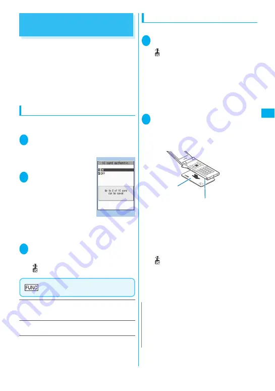 NTT docomo FOMA N705i Instruction Manual Download Page 123