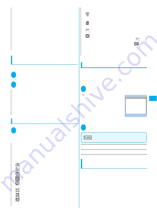 NTT docomo FOMA N705i Instruction Manual Download Page 213