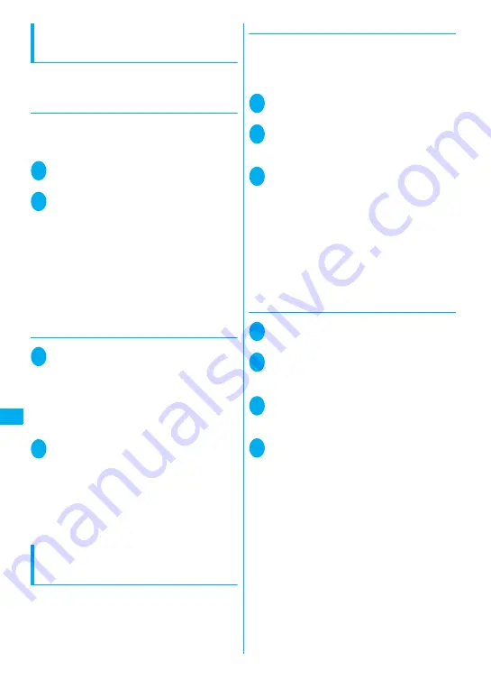 NTT docomo FOMA N705i Instruction Manual Download Page 286