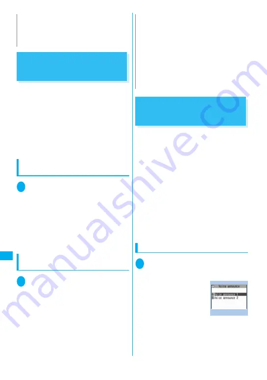 NTT docomo FOMA N705i Instruction Manual Download Page 322