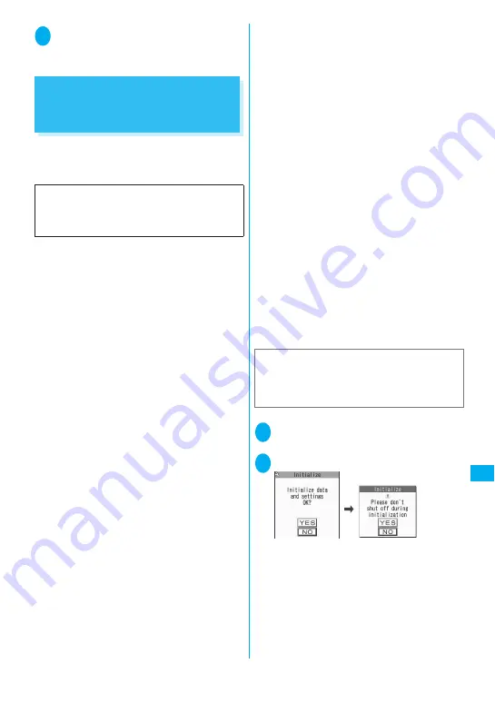 NTT docomo FOMA N705i Instruction Manual Download Page 329