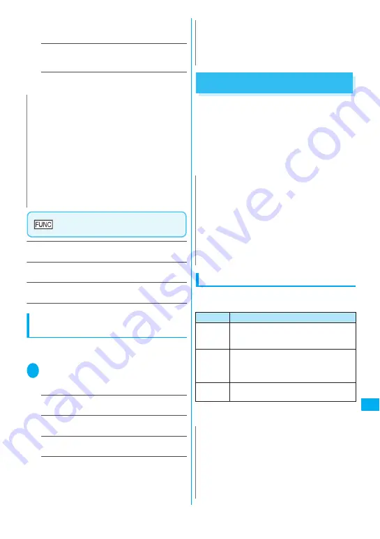 NTT docomo FOMA N705i Instruction Manual Download Page 351