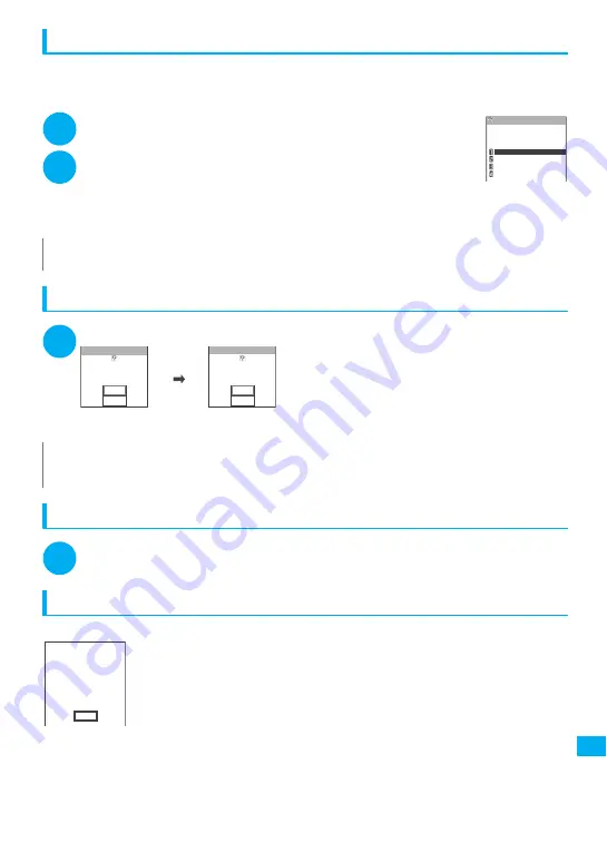 NTT docomo FOMA N705i Instruction Manual Download Page 417