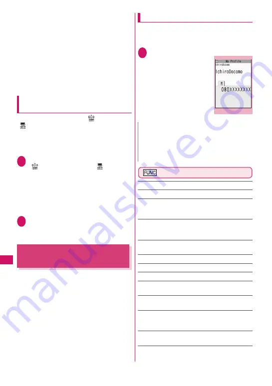 NTT docomo FOMA N706i Instruction Manual Download Page 320