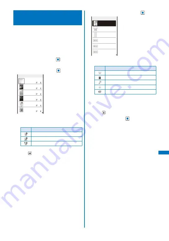 NTT docomo FOMA SO906i User Manual Download Page 323