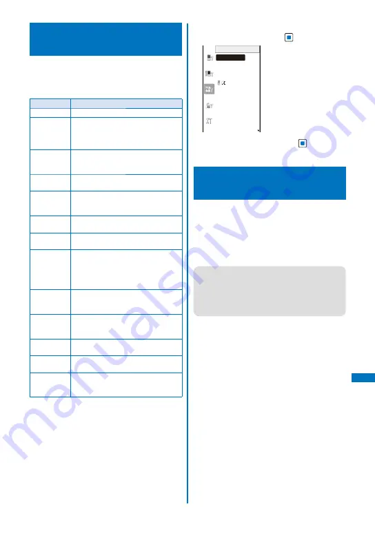 NTT docomo FOMA SO906i User Manual Download Page 395