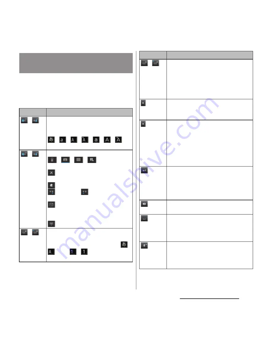 NTT docomo XPERIA A SO-04E with Series Instruction Manual Download Page 59