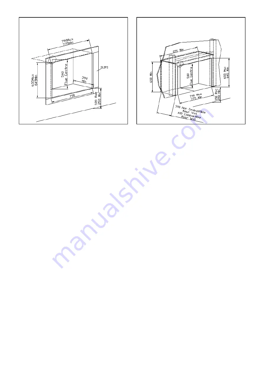 Nu-Flame Synergy Perspective BF Use, Installation & Servicing Instructions Download Page 18