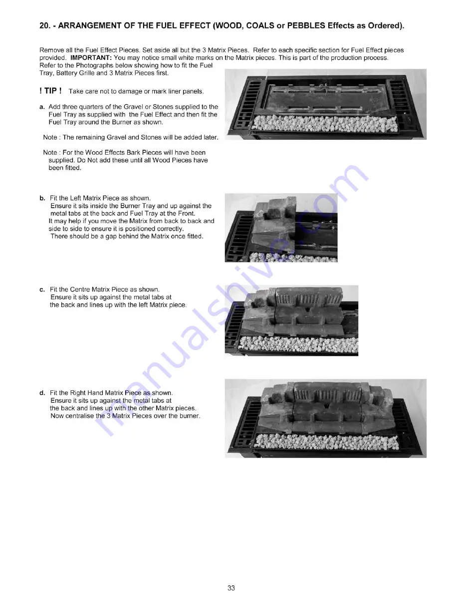 Nu-Flame The Icona 600 H.E. Use, Installation & Servicing Instructions Download Page 33