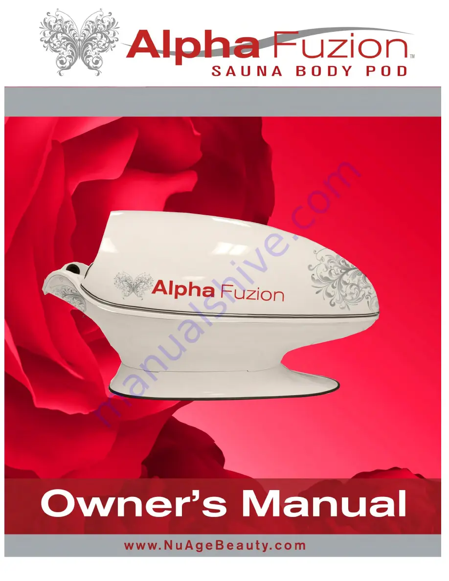 NuAge Beauty Alpha Fuzion Owner'S Manual Download Page 1