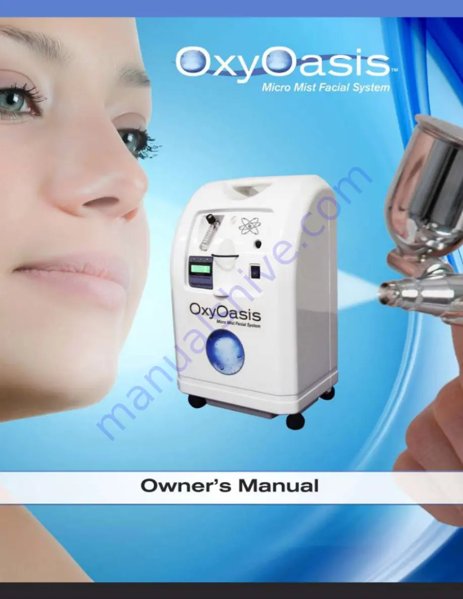 NuAge Beauty OxyOasis Owner'S Manual Download Page 1