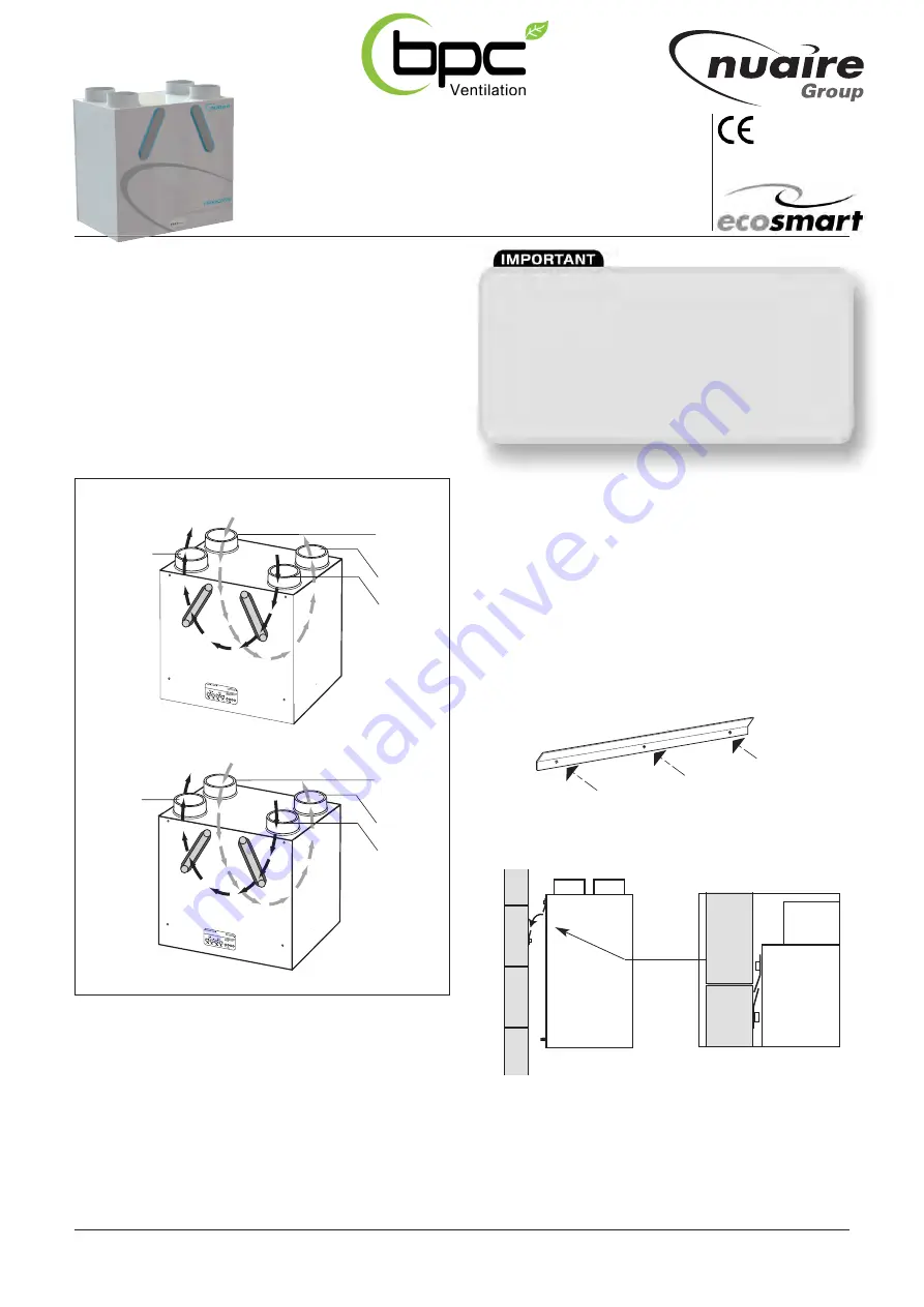 Nuaire Group BPC MRXBOX95-WM1 Скачать руководство пользователя страница 1