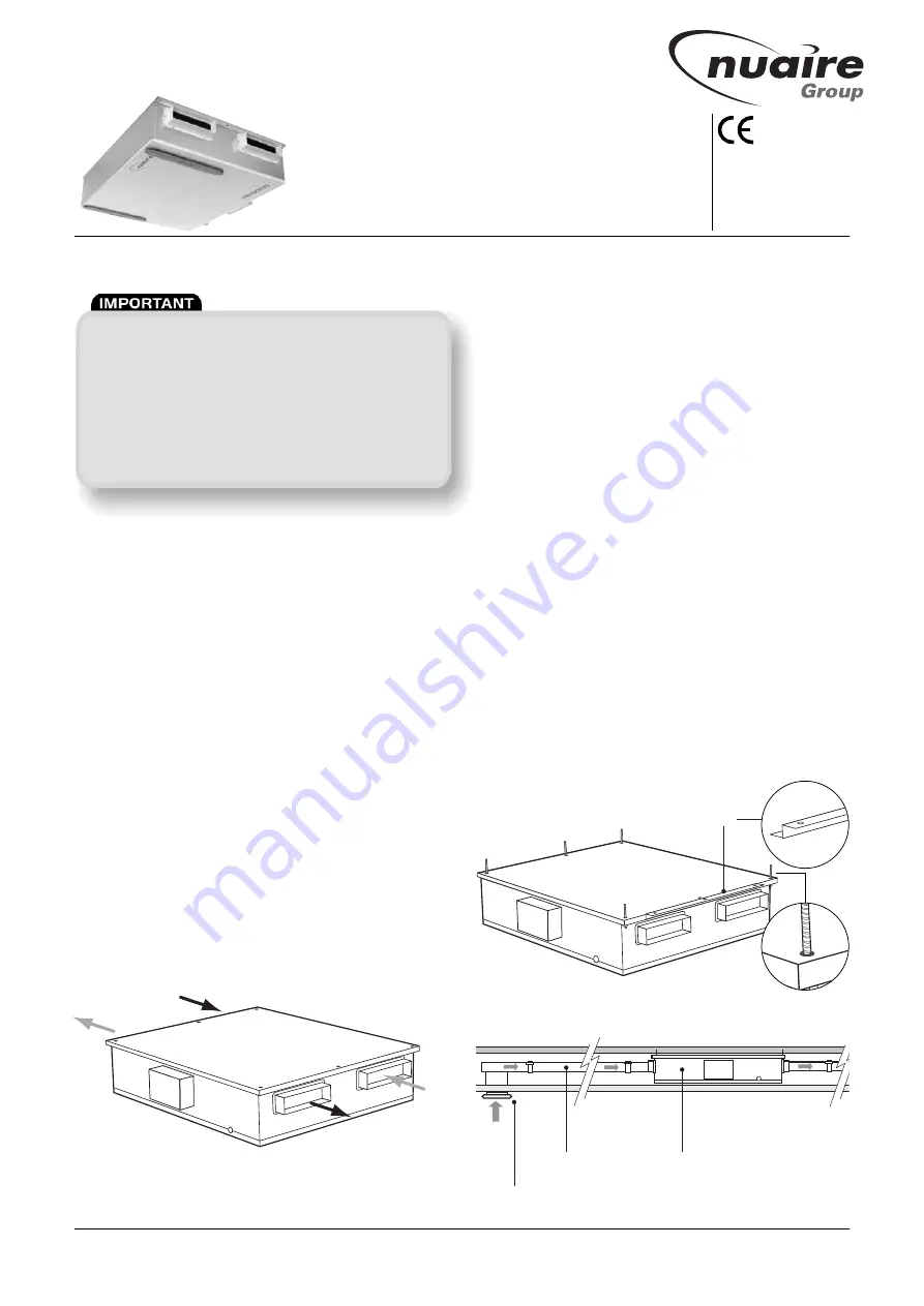 Nuaire Group MRXBOX95B-LP1 Скачать руководство пользователя страница 1