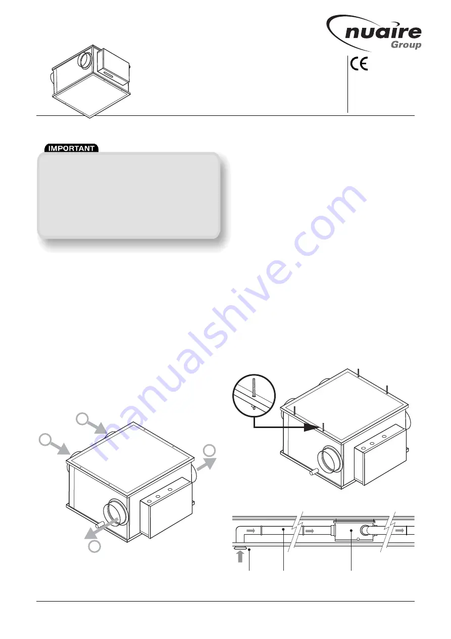 Nuaire Group XBOXER-MICRO Installation And Maintenance Manual Download Page 1