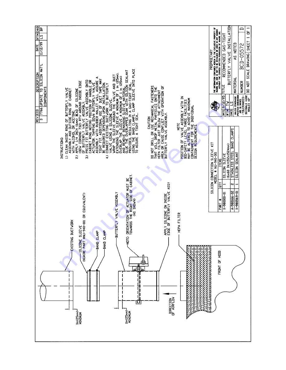 NuAire Labgard NU-430-400 Operation & Maintenance Manual Download Page 17