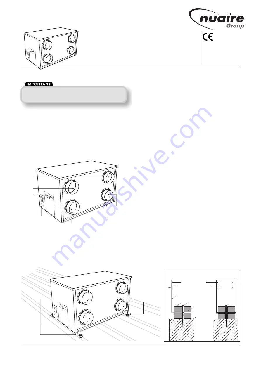 NuAire MRXBOX95-LOFT Installation And Maintenance Manual Download Page 1