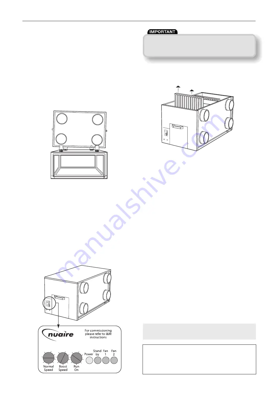 NuAire MRXBOX95-LOFT Installation And Maintenance Manual Download Page 7