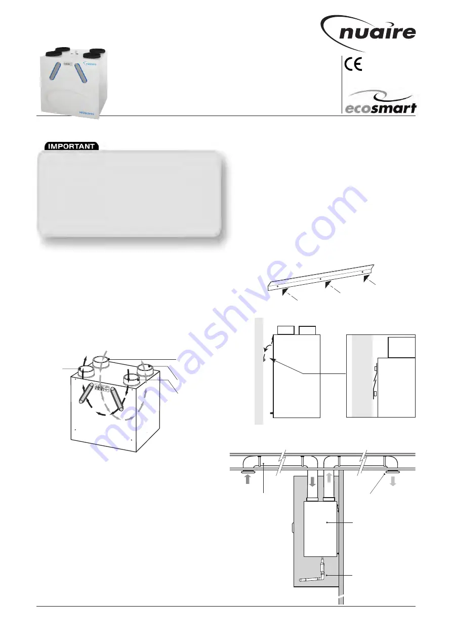 NuAire MRXBOX95B-450 WC Installation And Maintenance Manual Download Page 1