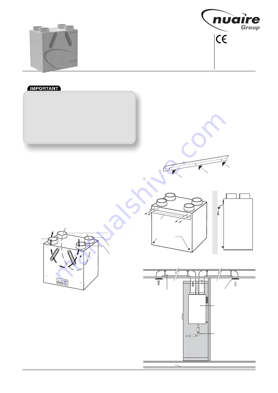 NuAire MRXBOX95B-WHIH Installation And Maintenance Manual Download Page 1