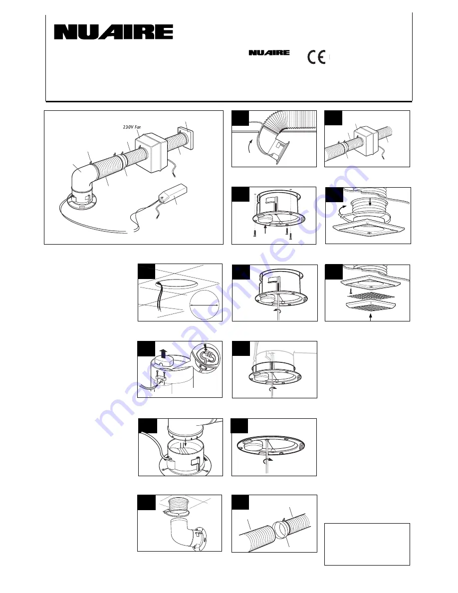 NuAire NE25BTX Installation Download Page 1