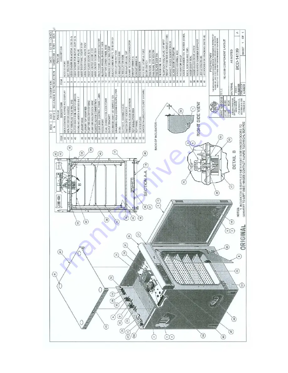 NuAire NU-5500 Скачать руководство пользователя страница 43