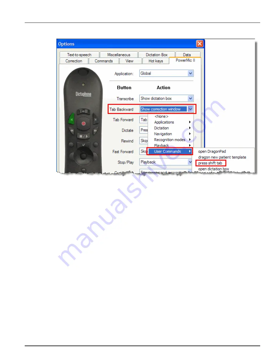 NUANCE PowerMic II Getting Started Manual Download Page 15