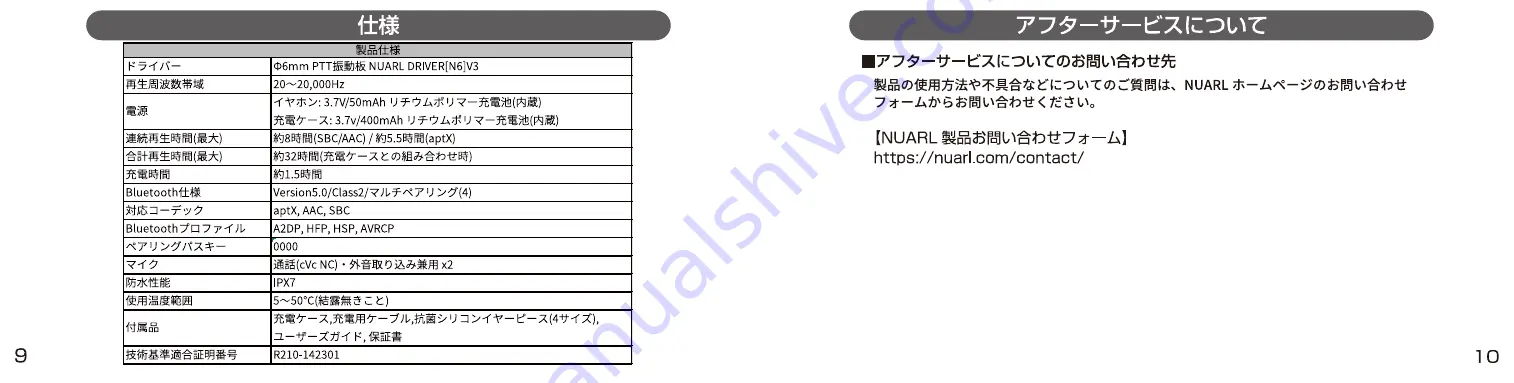 NUARL N6 mini Operating Manual Download Page 6