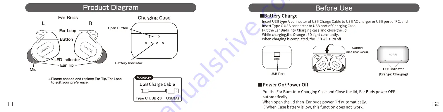 NUARL NT01A Operation Manual Download Page 7