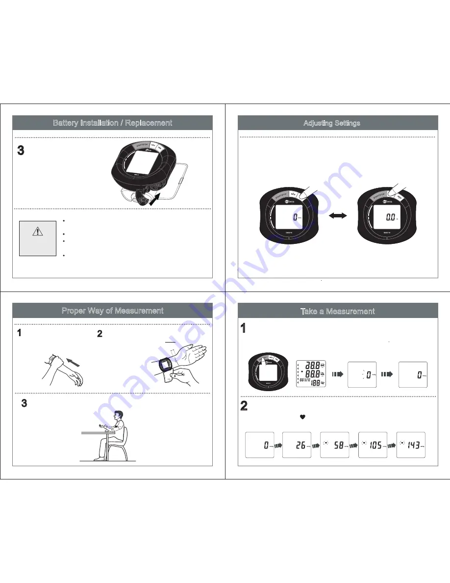 nubeca BW2110 Instruction Manual Download Page 4