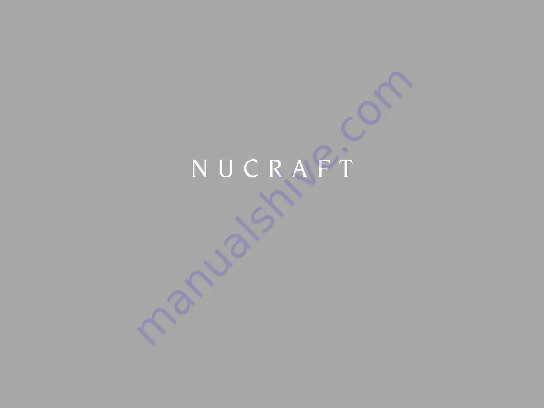 Nucraft Crossbeam Скачать руководство пользователя страница 1