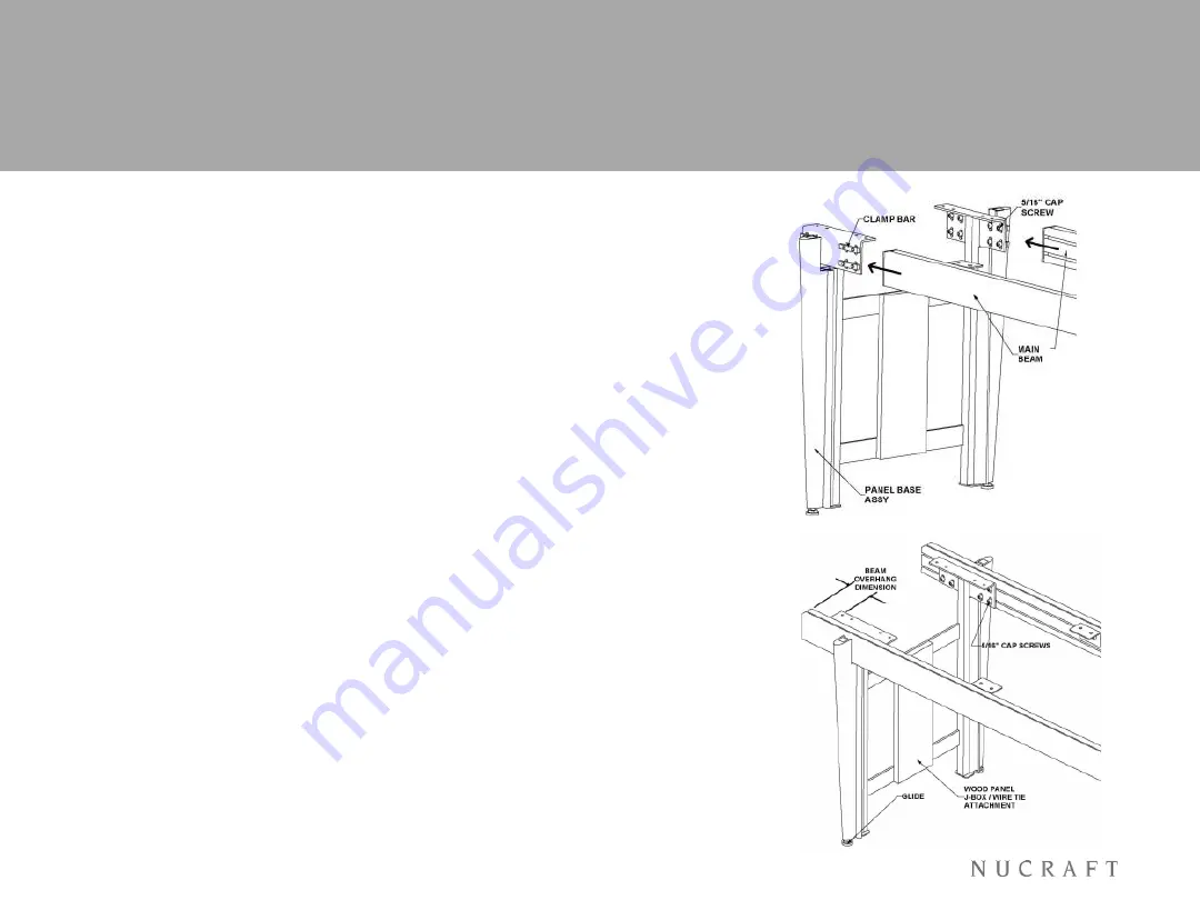 Nucraft Saber Conference Installation Instructions Manual Download Page 4