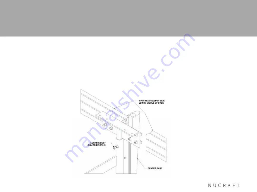 Nucraft Saber Conference Installation Instructions Manual Download Page 5