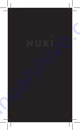 NUKI 220384 Manual Download Page 1